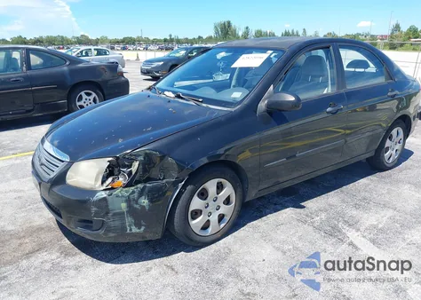 2009 Kia Spectra Lx from USA, damaged, VIN KNAFE222595611046